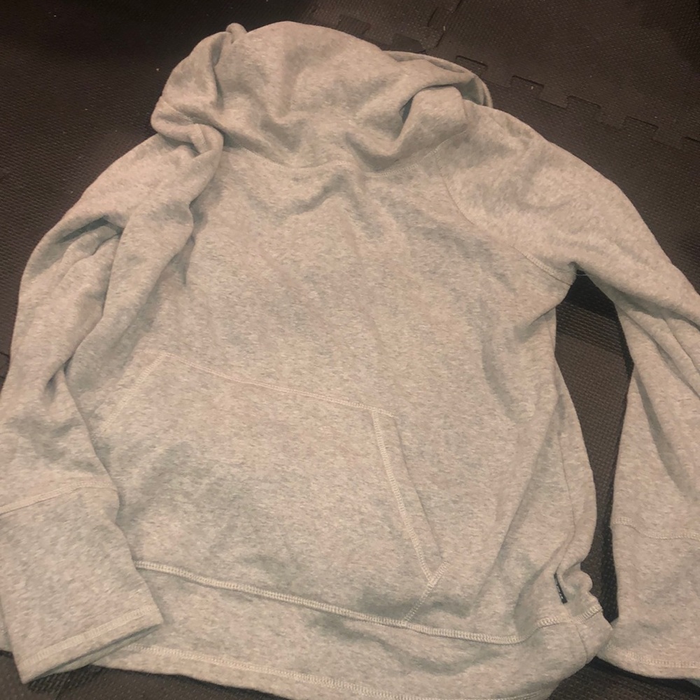 Gray turtle neck sweatshirt